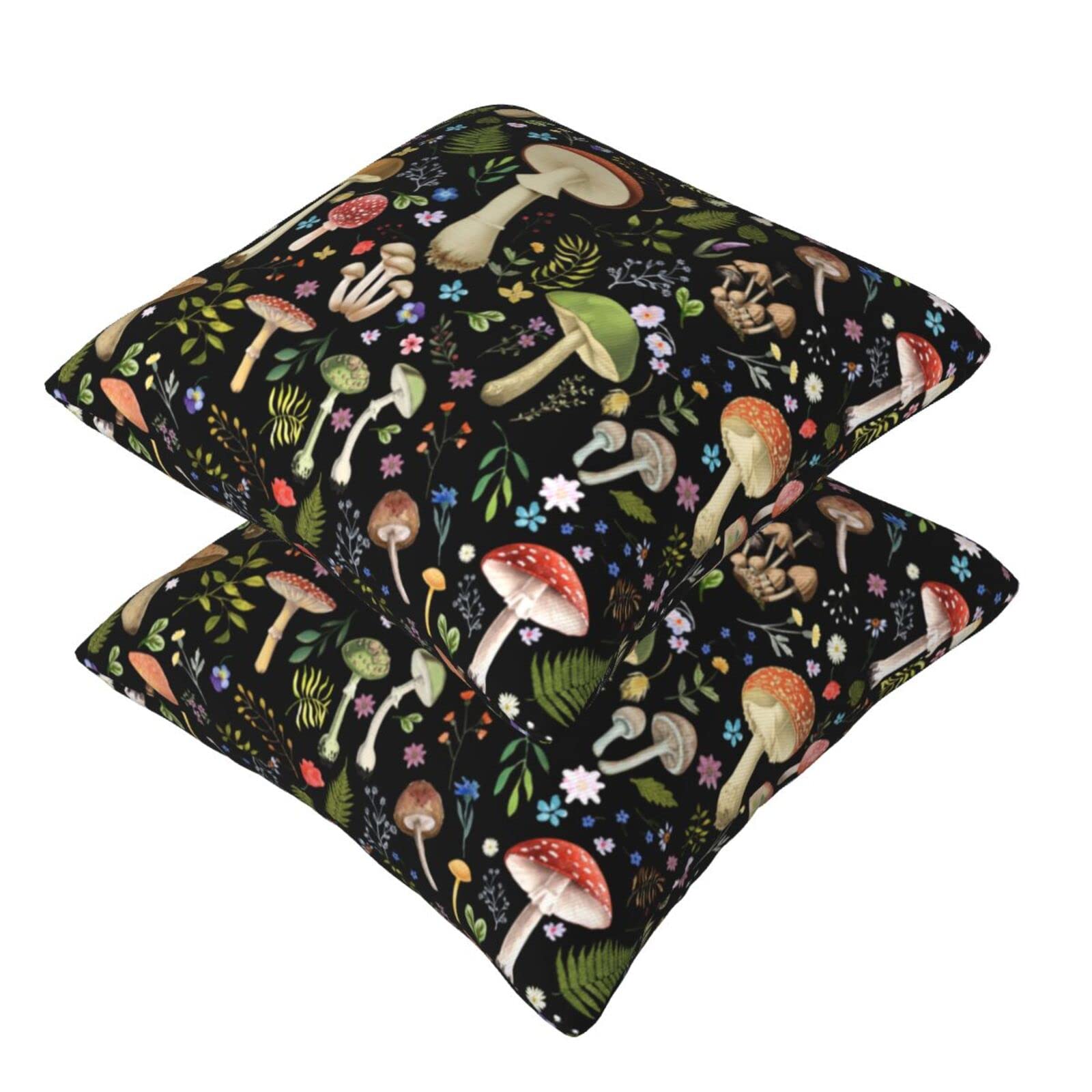 Fundas De Almohada De Hongos Vintage - Decoración Hogar Aesthetic