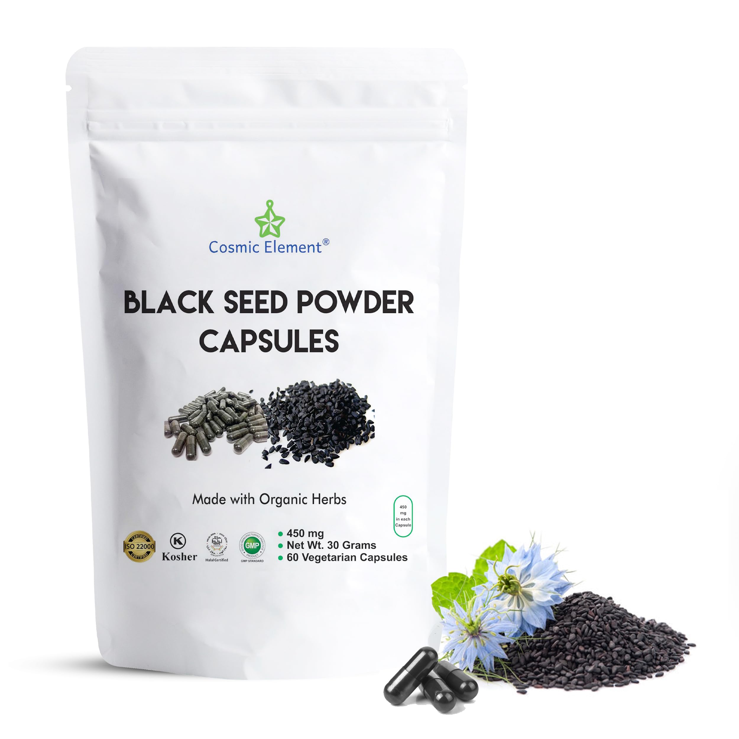 Cosmic Element Black Seed Powder Capsules