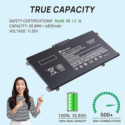 Miniatura 11 de HTO3XL L11119-855 HT03XL - Batería de repuesto para laptop HP Pavilion 15-CS3073CL 15-CU0058NR 15Z-CW100 15-CS3153CL 15T-CS200 15-CS0XXX 15-CS2064ST