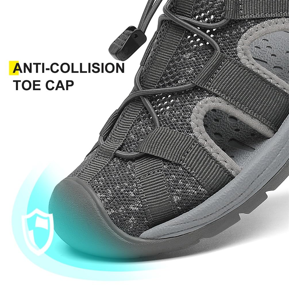 Dannto Sandalias Deportivas Mujer para Verano Exterior Senderismo Ligeras Antideslizantes Trekking Deportivas Casuales Sandalias de Playa