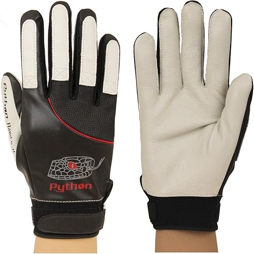 Python Deluxe Handball Glove (Pair) (Unpadded) (wStrap) (Small-X-Large)