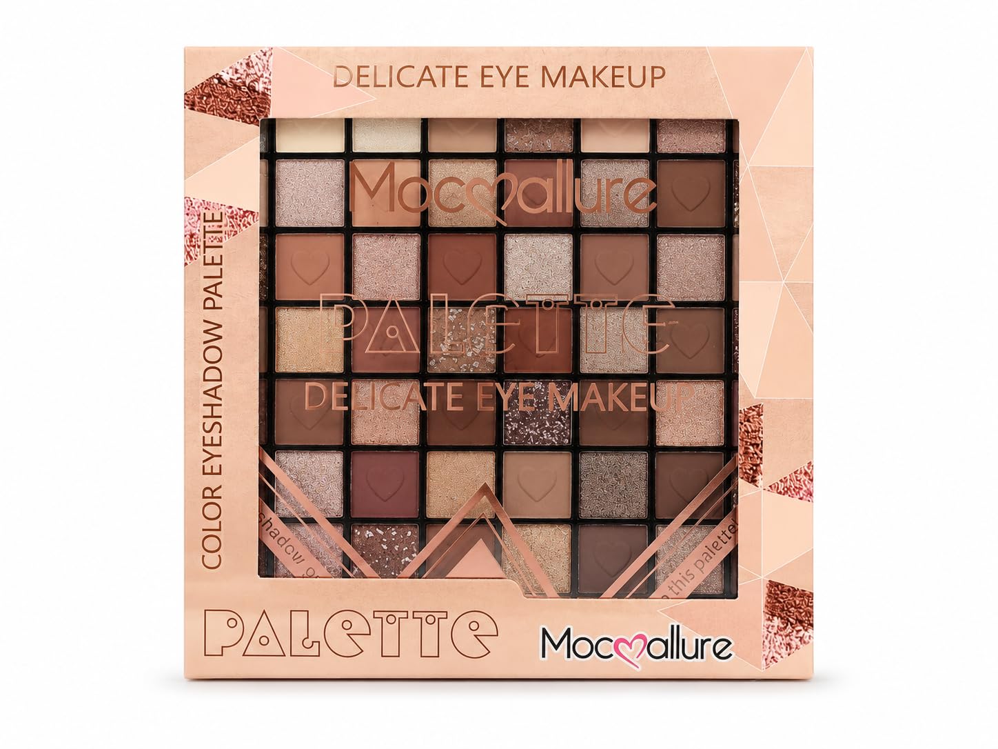 SKINPLUS 64 Color Eyeshadow Palette – Professional Matte, Shimmer & Glitter Eye Makeup Kit-picture-30