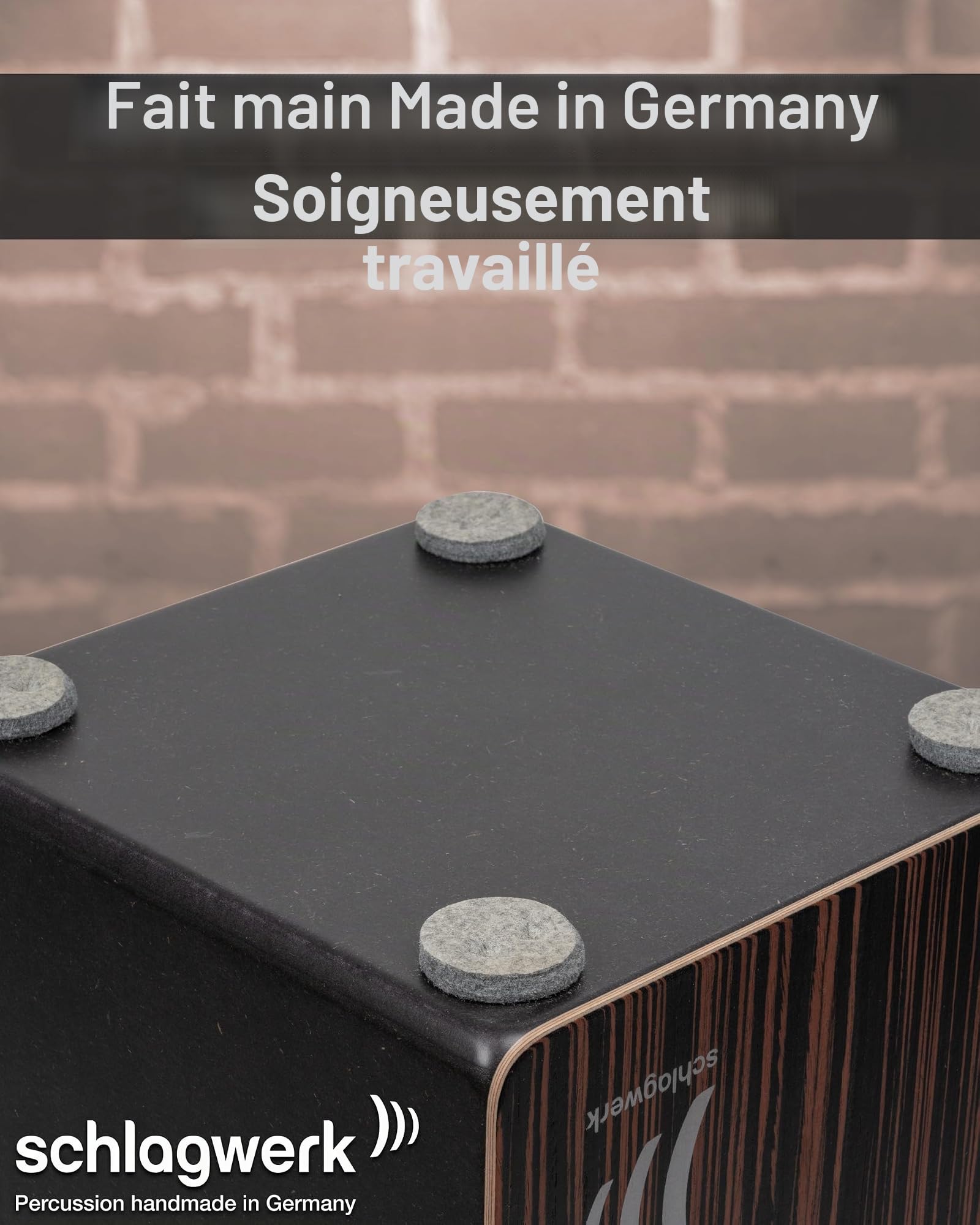Cajon Schlagwerk CP432 2 en 1 Deluxe Makassar