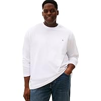 Tommy Hilfiger Uomo Maglietta Maniche Lunghe Stretch Slim Fit con Scollo Rotondo