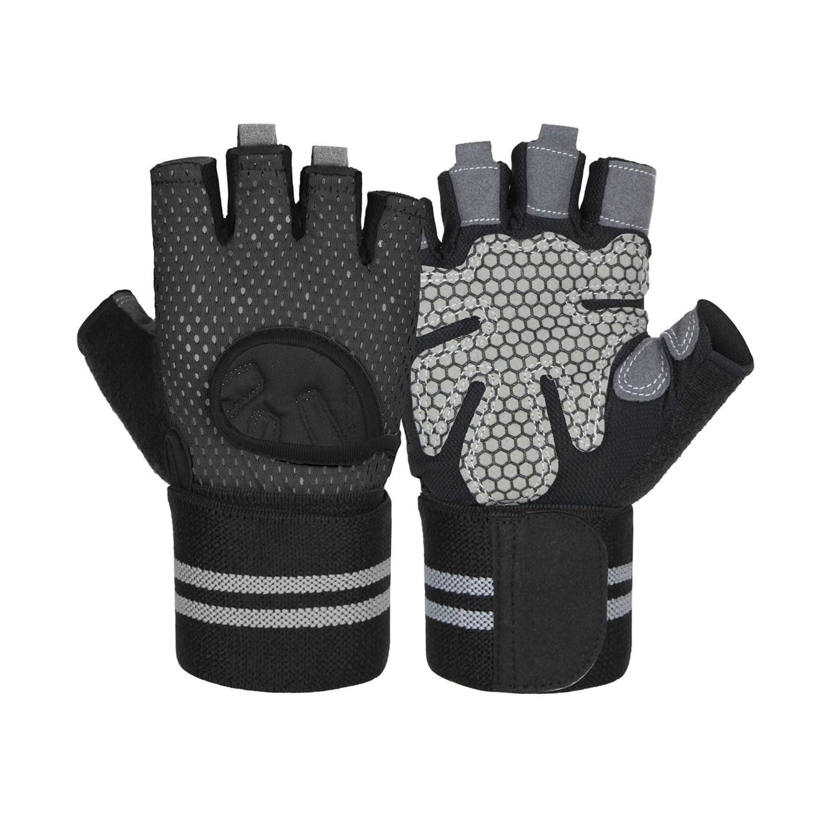Generico 1 paio di guanti da allenamento for sollevamento pesi for uomini e donne, sport fitness