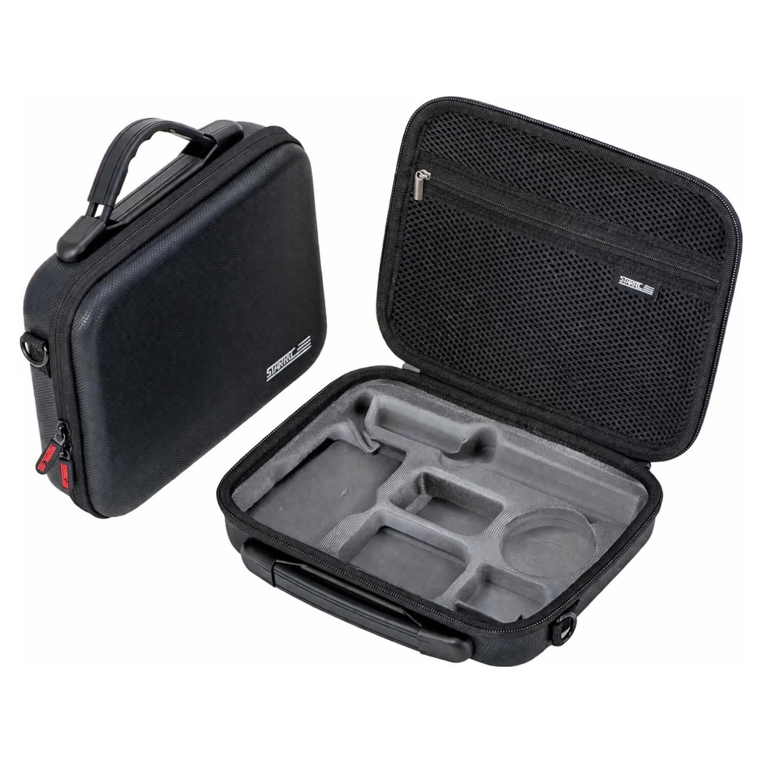 hard shell carrying case for dji osmo action 6 camera & accessories startrc photo protective travel storage bag shockproof, water-resistant camera organizer