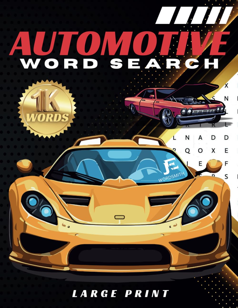 Automotive Word Search: Car Themed Word Searches | Large Print