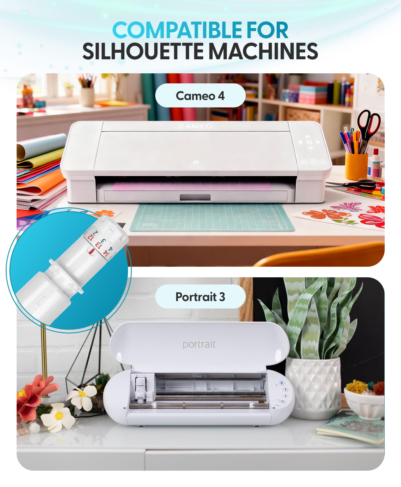 Amazon.co.jp: シルエットカメオ4、ポートレート3、クラフトブレード