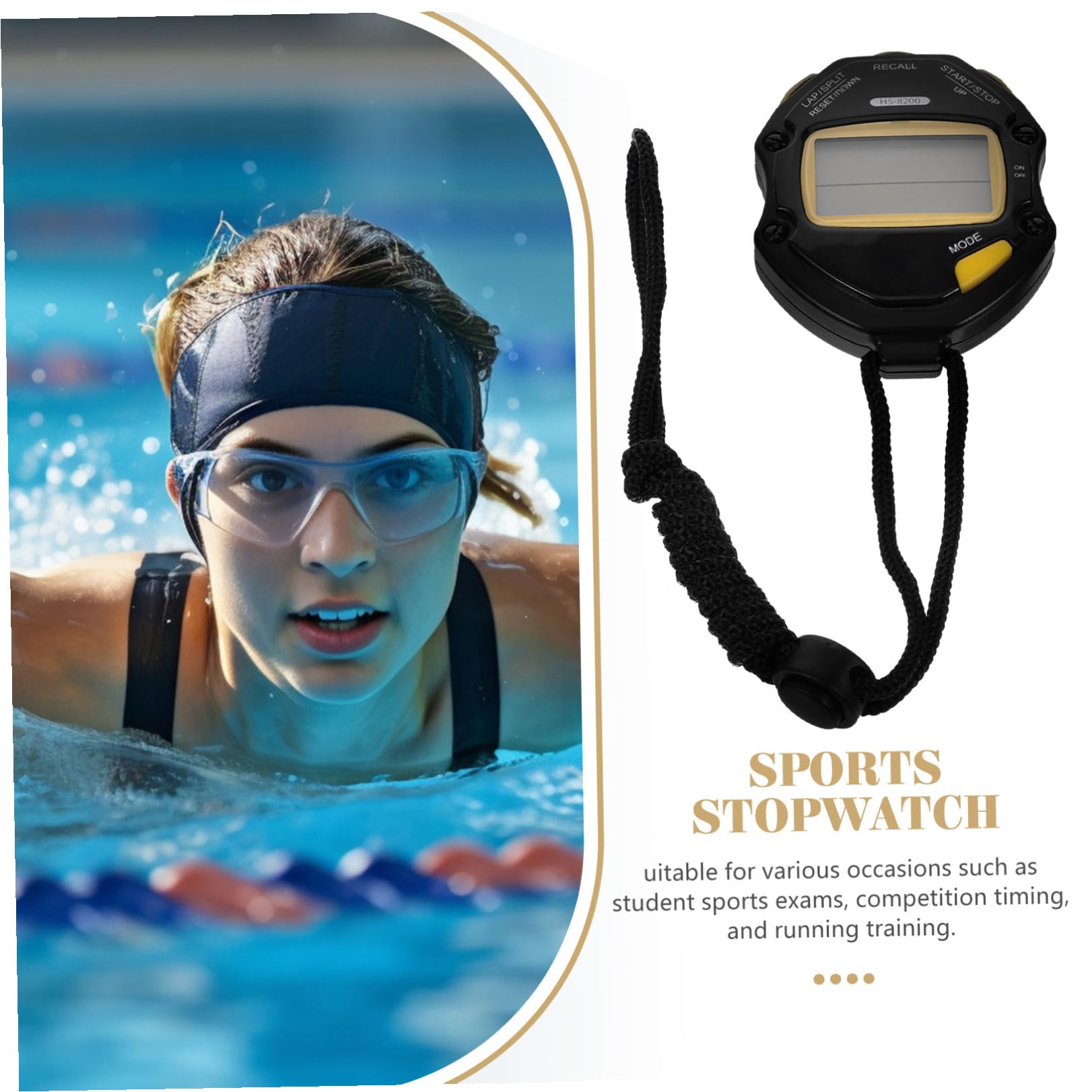 BESPORTBLE 5st Alarm Digitale Stoppuhr Stoppuhren Für Reisebusse Sanduhr Mit Sanduhr Sport Shaker Laufende Uhr Timer Elektronisch Intervall Im Freien wasserdichte Miniaturuhr Digitaluhr Abs