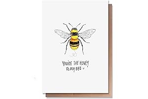 Wunderkid You're the Honey to My Bee Valentine's Day Card