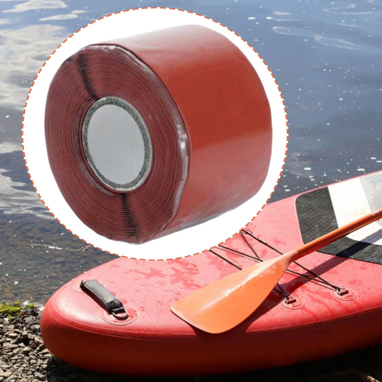 Nastro Antiscivolo per Pagaia Da Kayak, Accessori per Il Canottaggio, Nastro Antiscivolo Resistente Al Sudore, Protezione Dall'acqua per Fitness, Rosso