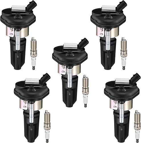 Vista 15 de BDFHYK Paquete de bobinas de encendido compatibles con Buick LaCrosse Rainier, compatible con Cadillac Escalade ESV EXT, Avalanche Camaro, Canyon