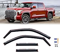 Vista 116 de Visera de ventana para Jeep Cherokee 1984-2001 (Excluye Modelo Limited), Protectores Guards Shields de lluvia de canal exterior, Deflector