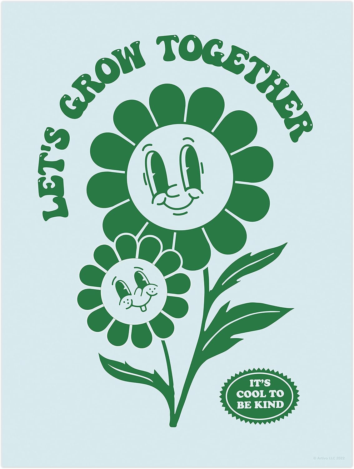 Retro Poster Wall Art, Flower Aesthetic Posters, Trendy Wall Decor for