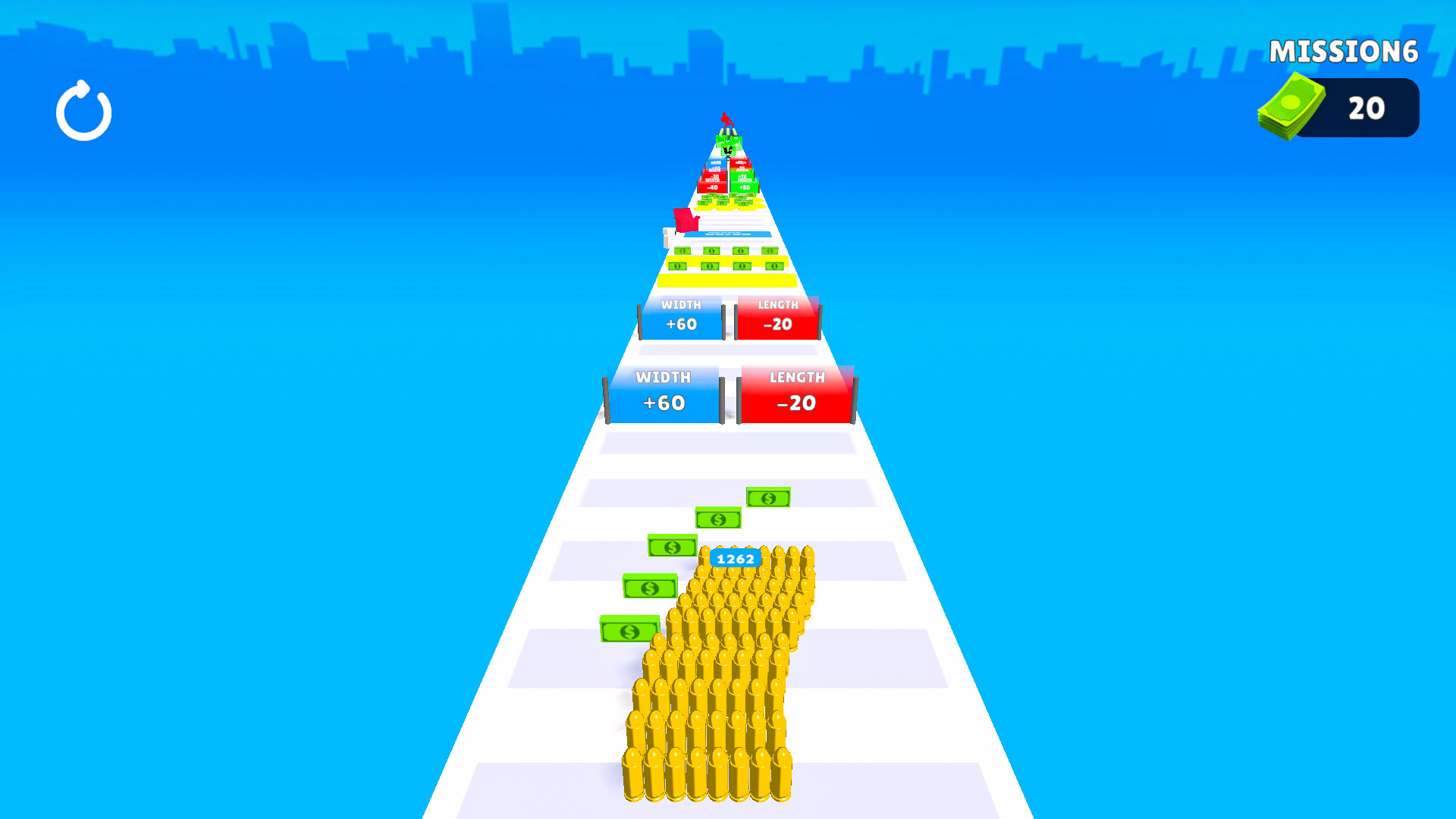 Bullet Army Stack Run 3D Weapon Master: Build Bullets Army Control Rush ...