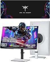KTC 27 Inch Dual Mode Mini LED 4K Gaming Monitor & Large Mouse Pad