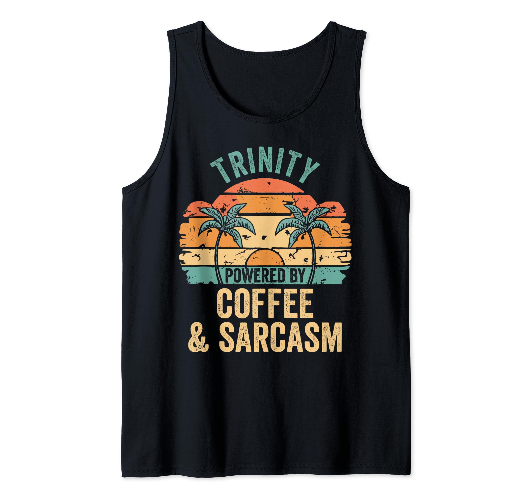 TRINITY Vibes Only Cute Retro Girls TRINITY Name Tank Top