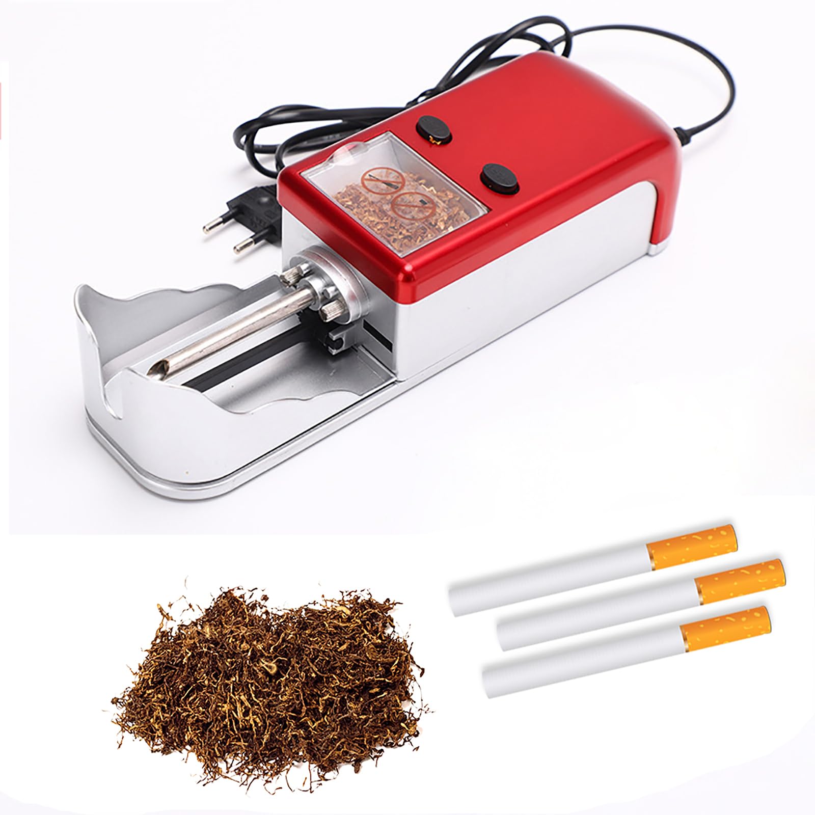 Macchina per rollare sigarette 3 in 1, tenuta regolabile, rullo fatto in casa portatile per tubi da 5,5 mm-8 mm, facile e veloce
