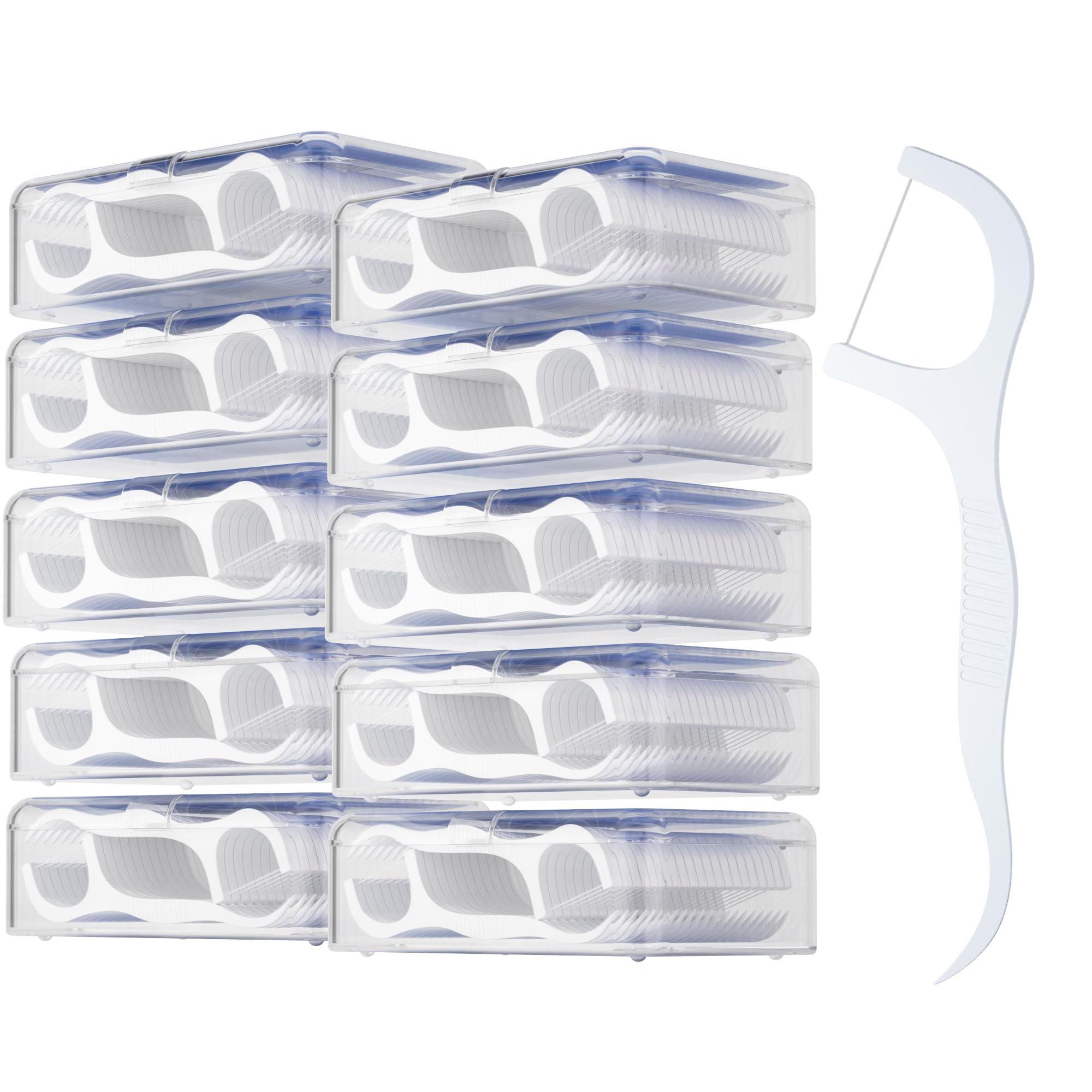 Dental Floss Picks 500 Count Tooth Picks Flossers Gen 3 Toothpicks Sticks to Remove Plaque Protect Gingivae for