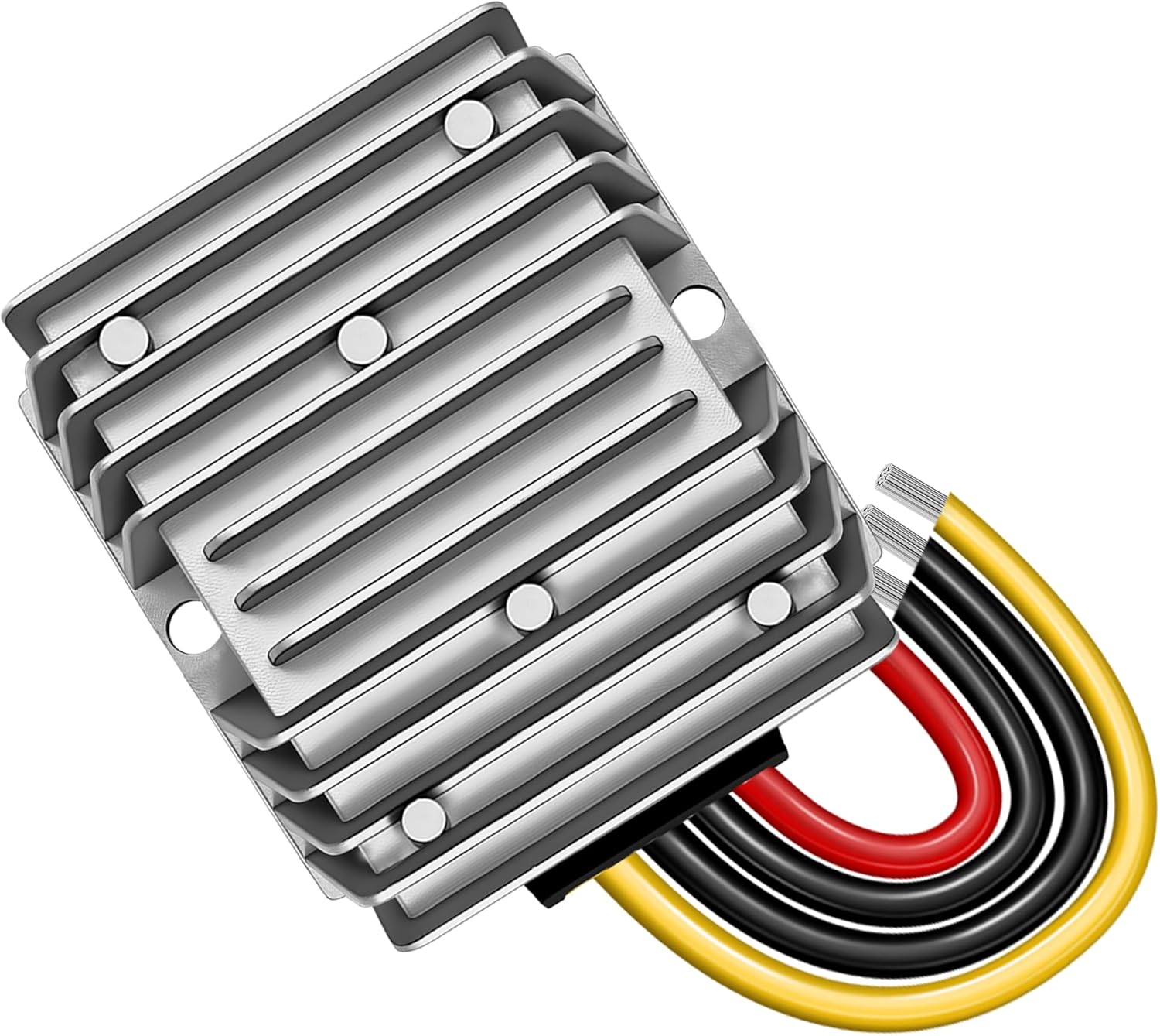 DC 24V Step Down to 12V 30A 360W DC Converter Regulator Voltage Regulator, 12V Converter, IP67 Waterproof Power Supply Module Buck Transformer for Golf Cart Forklifts Car Truck Boat Vehicle