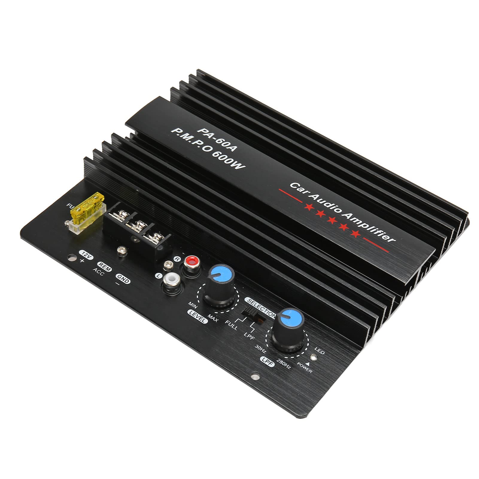 600W Samochodowy Sprzęt Audio Wzmacniacz Dużej Mocy Płyta Wzmacniacza Potężny Bas Subwoofer 12V, Zintegrowany Układ Scalony z Podwójnym Układem Scalonym, Odpowiedni dla