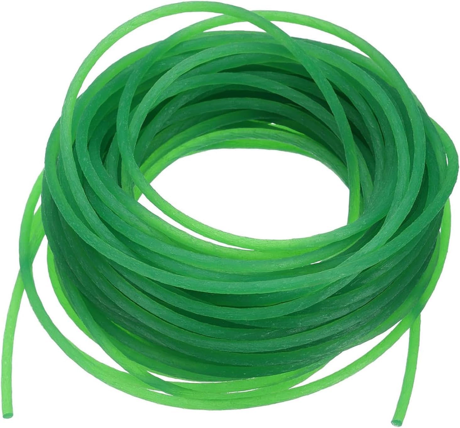Zielony pasek poliuretanowy Solidny okrągły uretanowy 12 mm × 10 metrów - 20 Nadaje się do maszyn przemysłowych i bloków poduszek(Diameter 18mm)