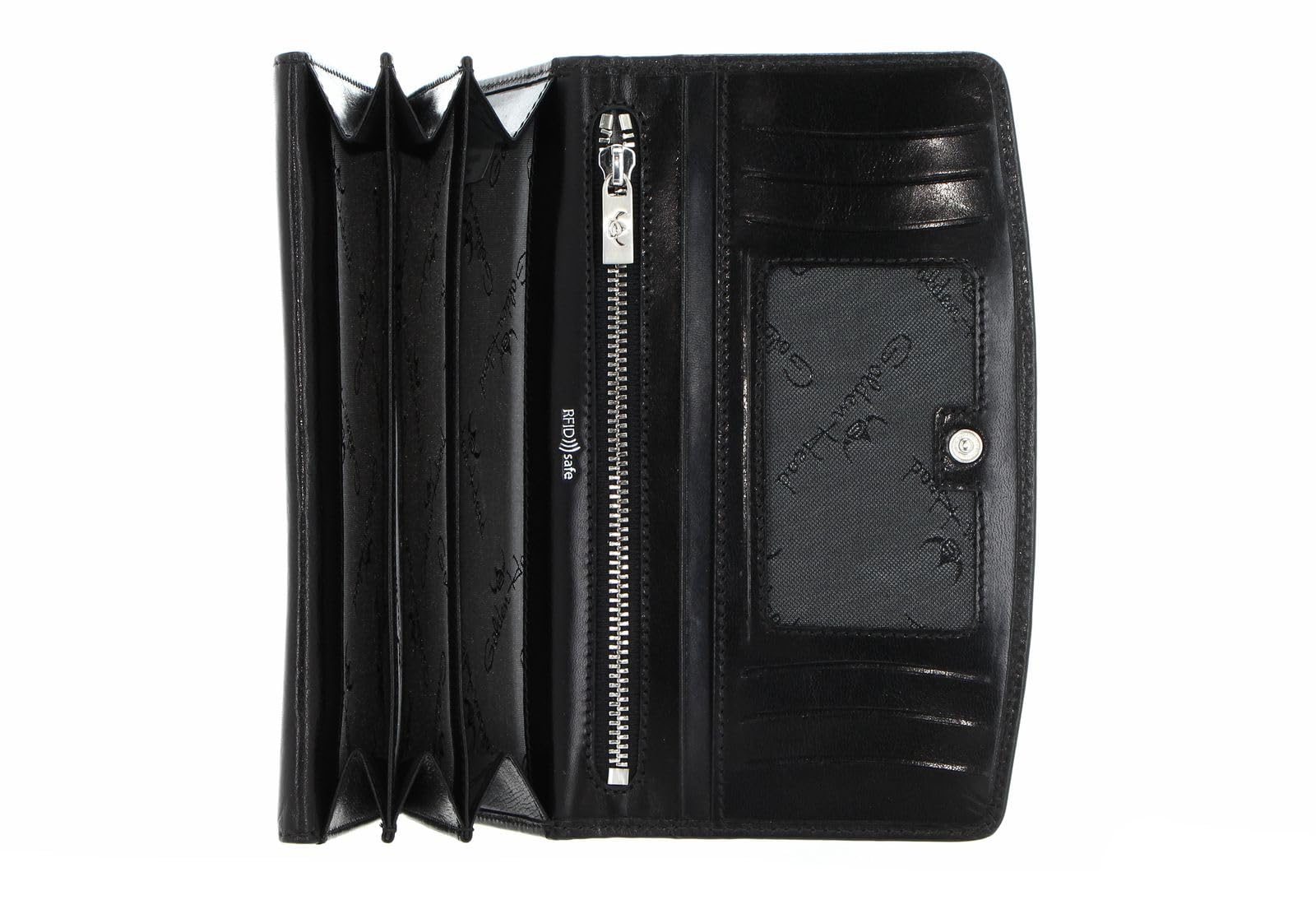 Golden Head Leder Geldbörse Colorado RFID Protect Damenbörse 2823 Schwarz