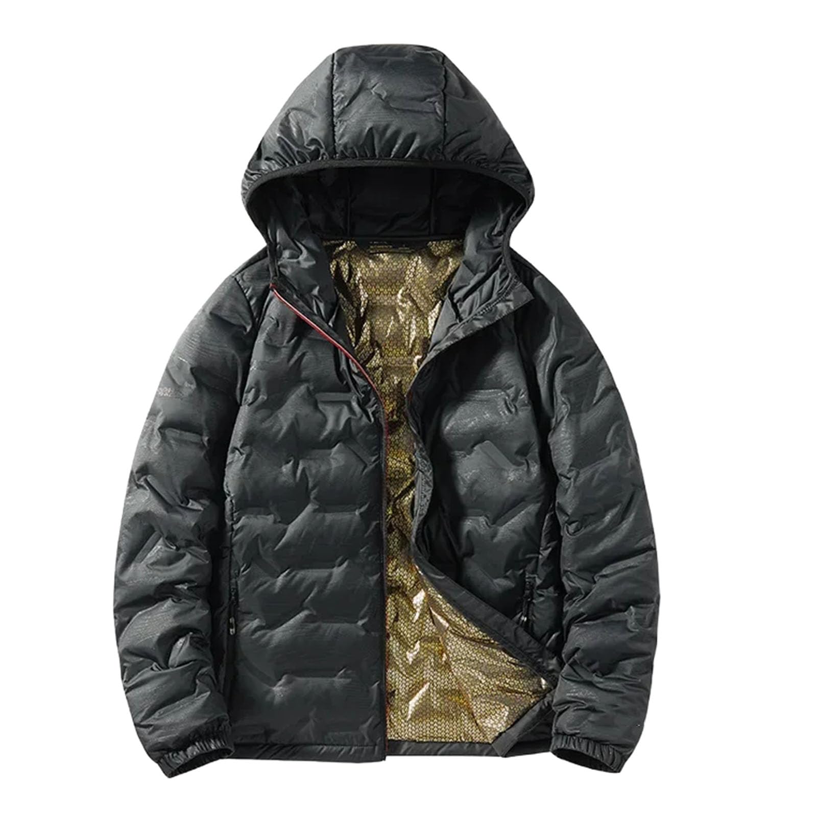 Doudoune chaude homme veste d'hiver légère anti froid pour marcher