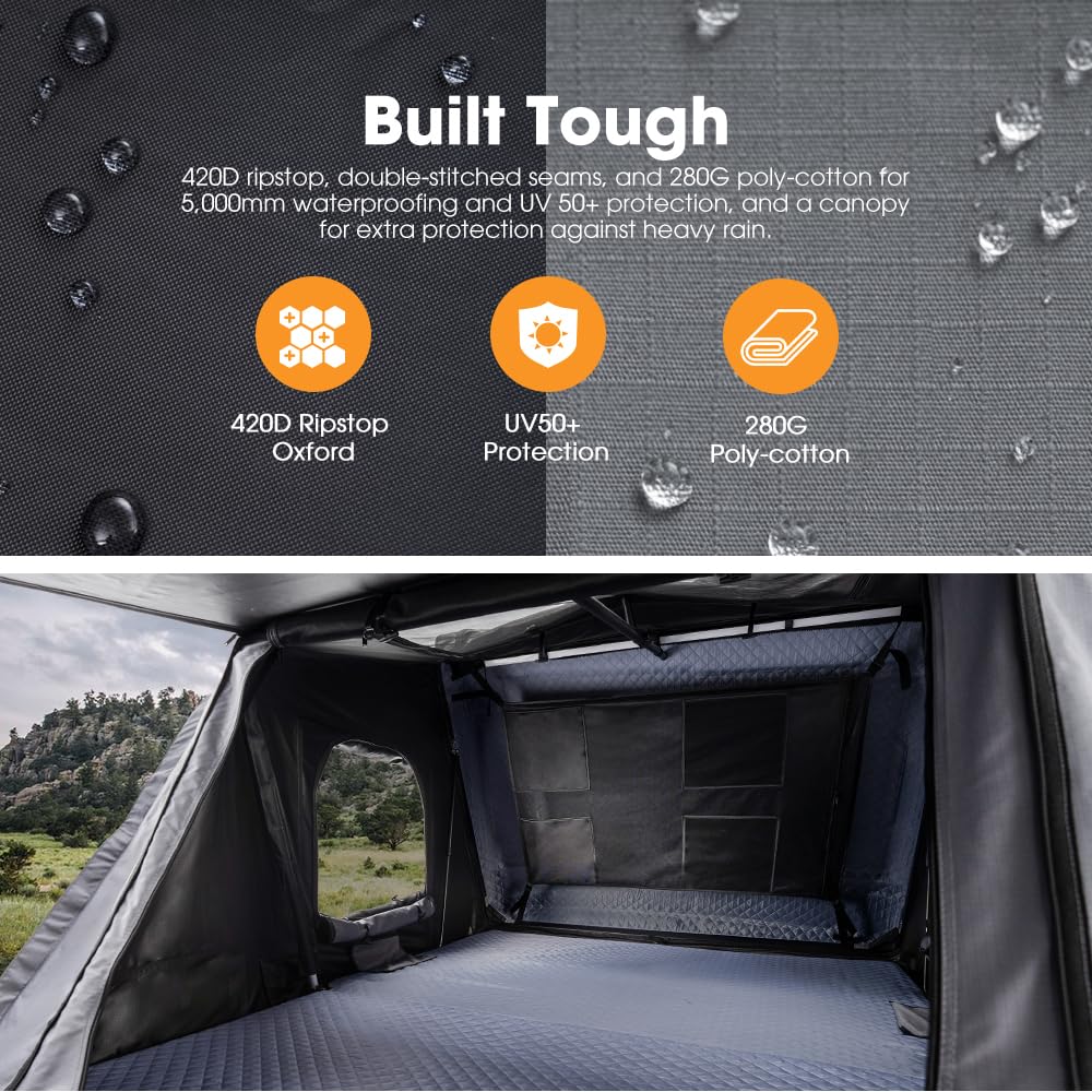 Sanhima Rooftop Tent Hard Shell - Product View