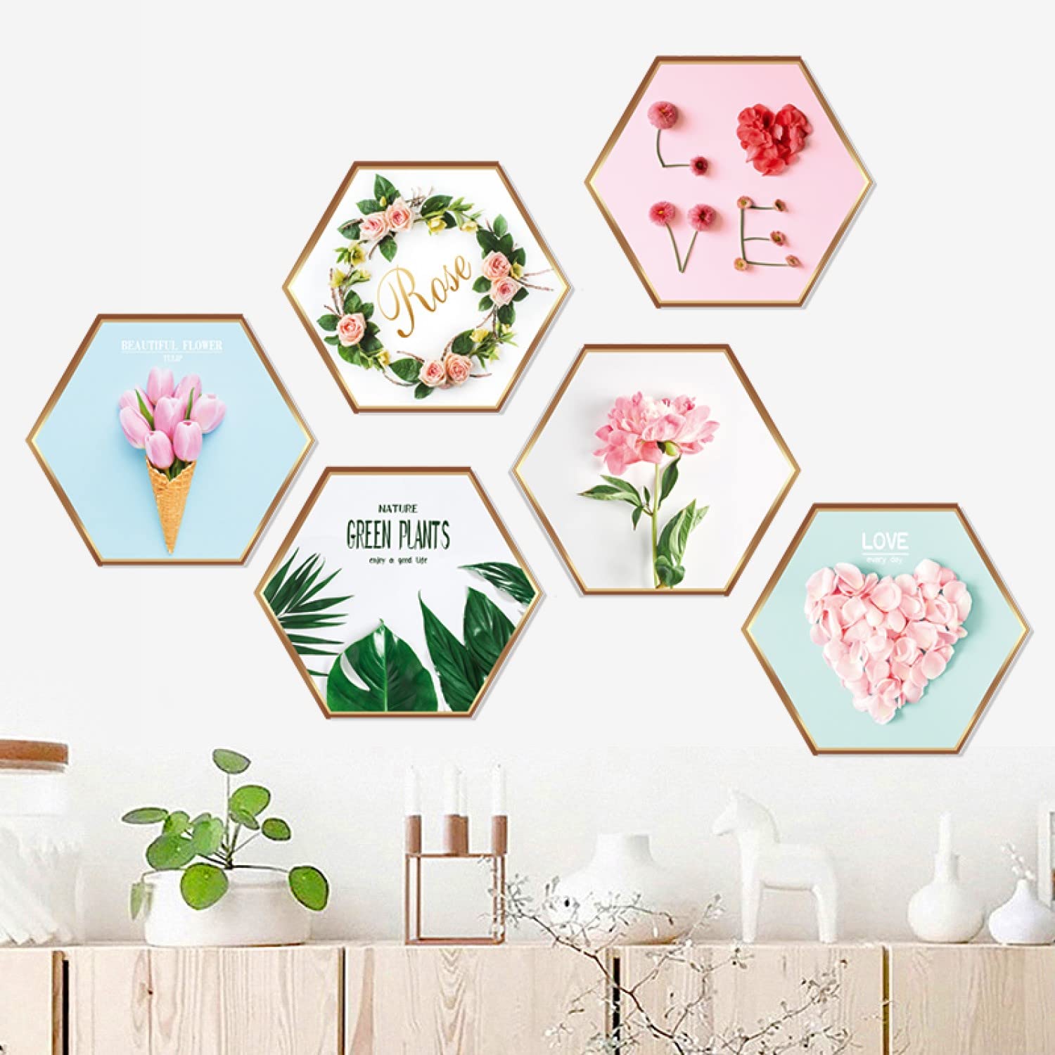 JAAMSO ROYALS Tropical Plants Pattern Frame Wall Stickers for Living Room Flowers, Floral Wall Stickers, Flower Sticker, Nature Wall Stickers, Garden Stickers for Walls of Home- Multi (60CM x 90CM) (B09KPNRYF5) Amazon Price History, Amazon Price Tracker