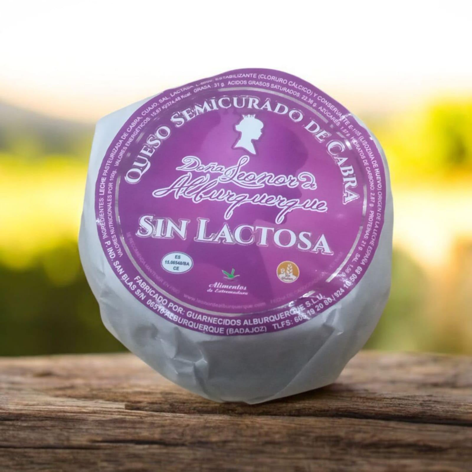 Cesta Regalo Gourmet Sin Lactosa Queso Semicurado y Natural de Cabra Aceite de Oliva Virgen Extra Miel Pura y Mermelada de Cereza Lote Artesano para Empresas Navidad Detalle Premium CORAZON EXTREMEÑO