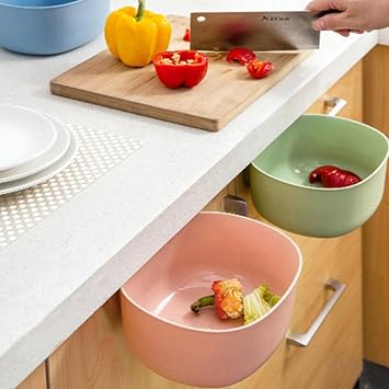 Kitchen Storage Kitchen Cabinet Hanging Garbage Waste Bin Can Trash Barrel Storage Container