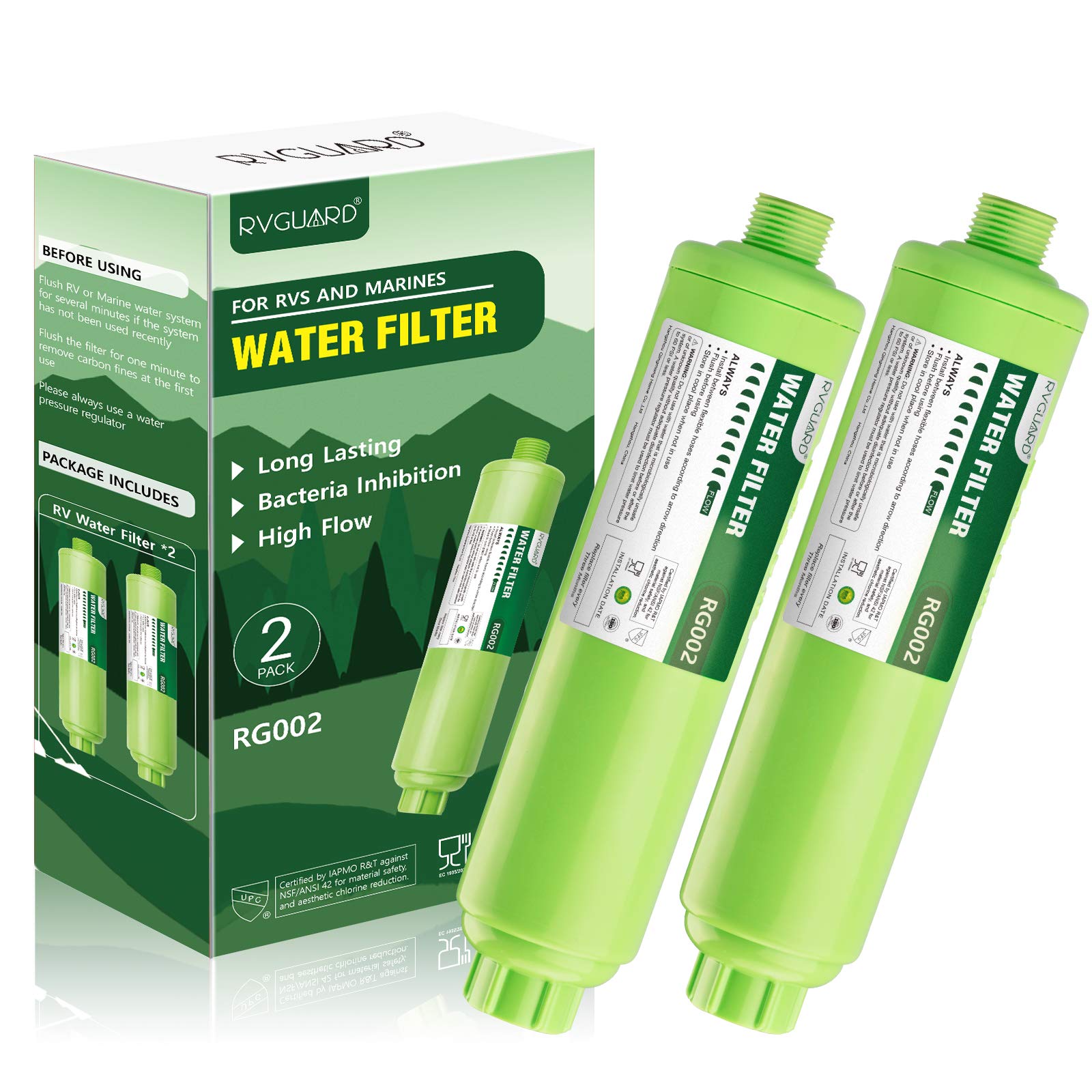 Inline RV Water Filter