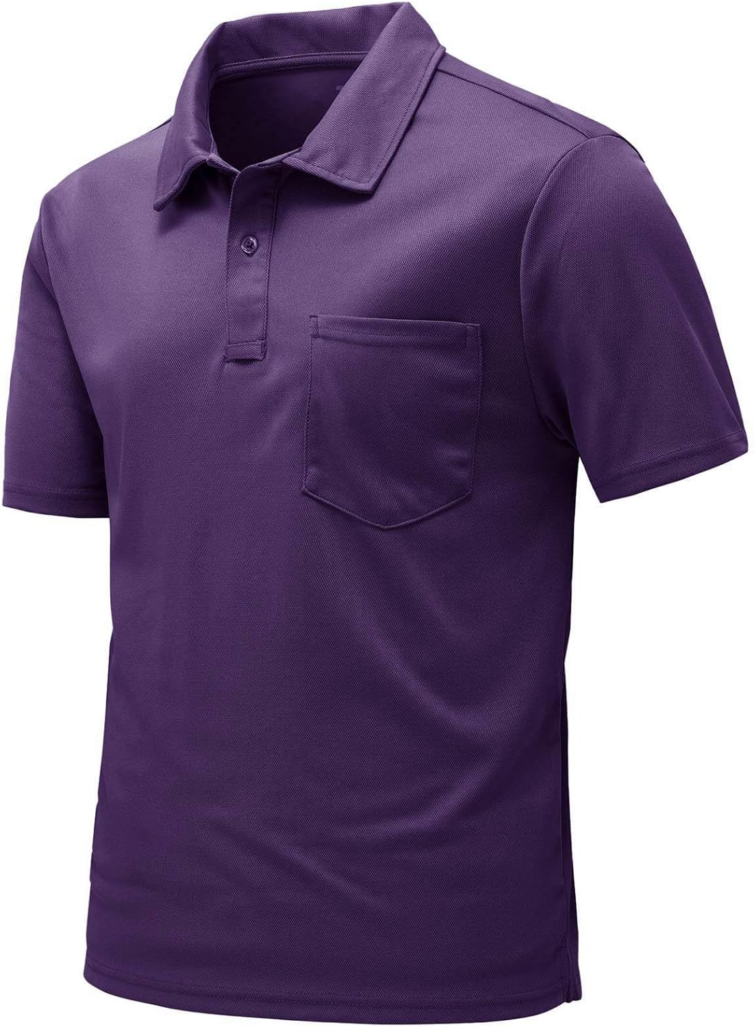 Rdruko Men’s Polo Shirts Short Sleeve Quick Dry Outdoor Golf Sports Shirts with Pocket