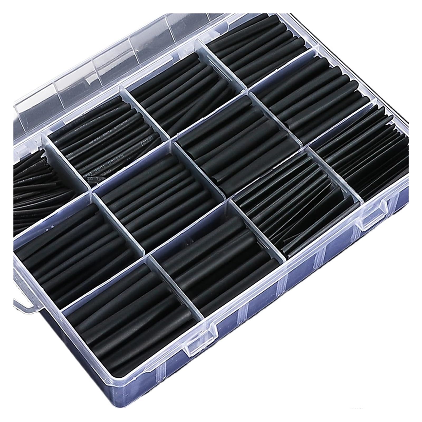Kit surtido de manguitos Tubo termorretráctil, envoltura Cable conexión eléctrica, aislamiento, 13000/127 Uds(1300pcs- box)