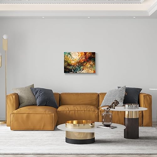 Miniatura 467 de Lienzo artístico para pared, pinturas de arte abstracto, fantasía azul, grafiti colorido sobre fondo blanco; decoración artística moderna para sala