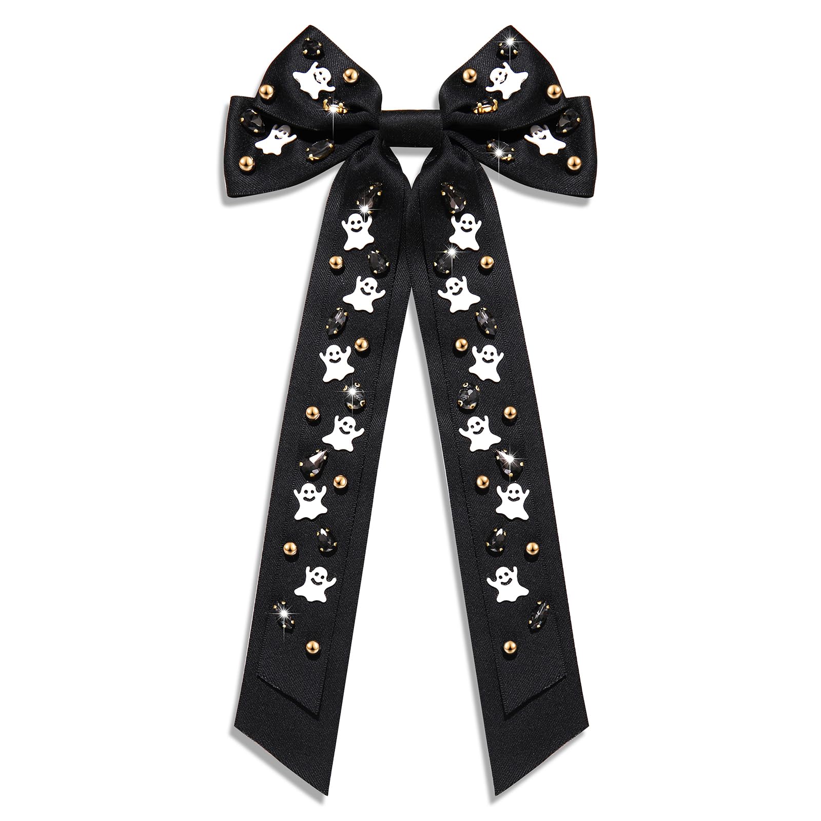 Spooky Ghost Hair Bows - Halloween Hair Accessories -12 Spooky Ghost Hair Bows - Halloween Hair Accessories -12