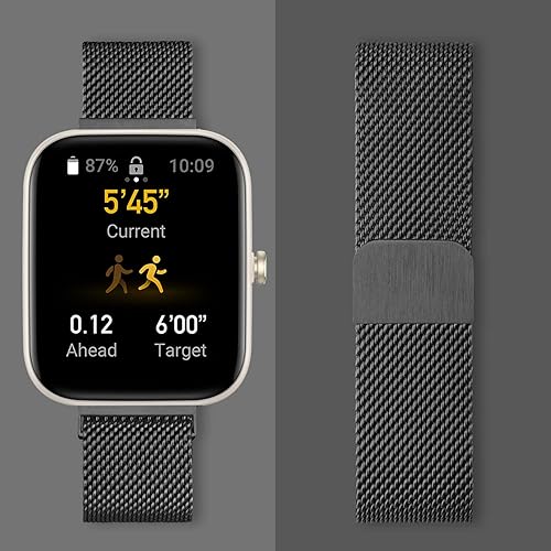 Miniatura 5 de Wanme Metal Bands for Amazfit GTS 4  GTS 4 Mini  GTS 3  GTS 2  GTS 2e  GTS 2 mini, 20mm Quick Release Stainless Steel Replacement Watch Strap for