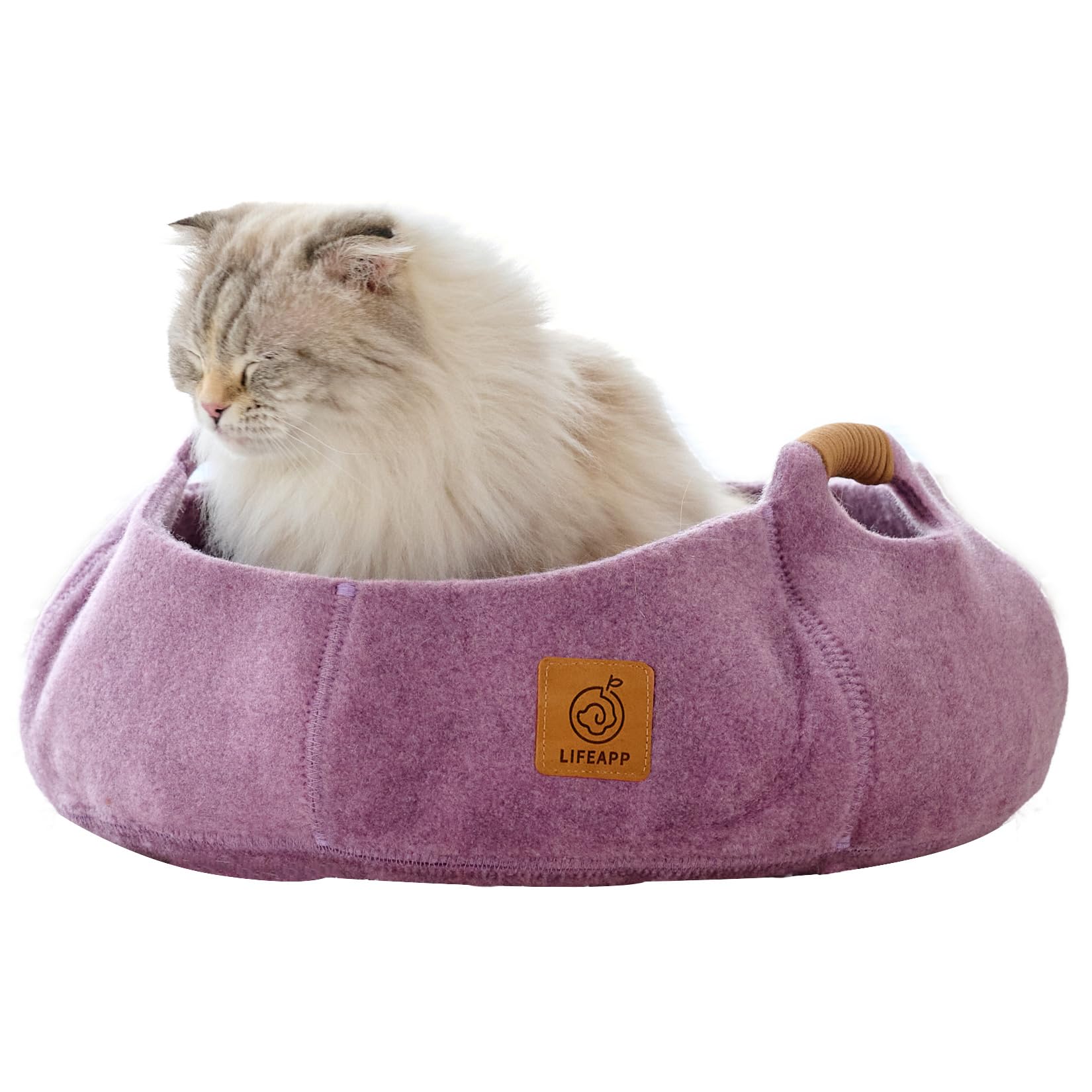 パープル猫 Amazon.co.jp: 【OFT】 フェルトキャットベッド COHALU(コハル