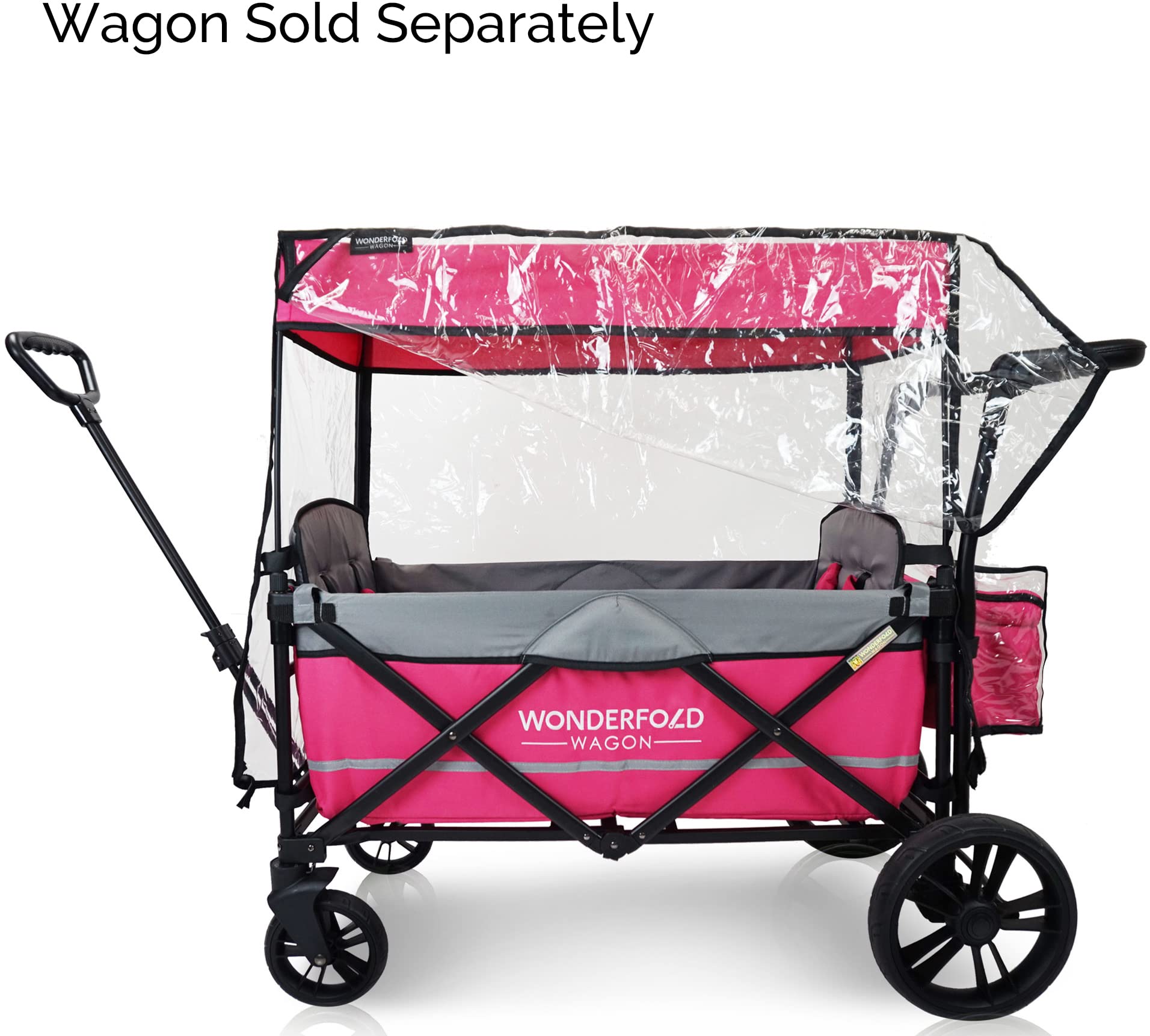 WonderFold X2 Rain Cover, Clear - Image 2