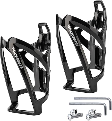 Miniatura 9 de ROCKBROS Soporte para Botella de Agua para Bicicleta Ultraligero, Jaulas para Botellas de Bicicleta con Tornillos y Herramienta, Soporte Universal