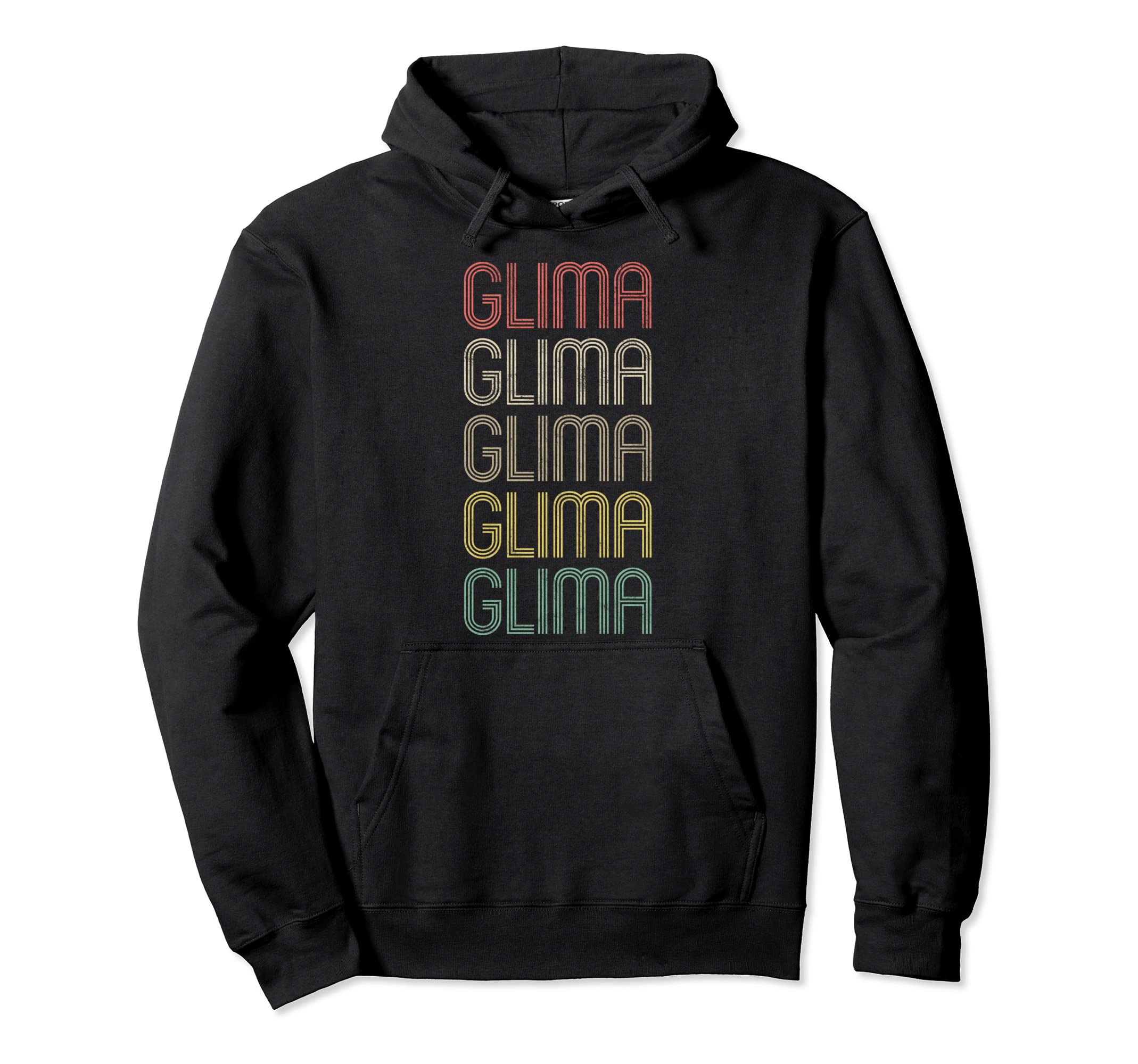 Retro Style Glima Pullover Hoodie