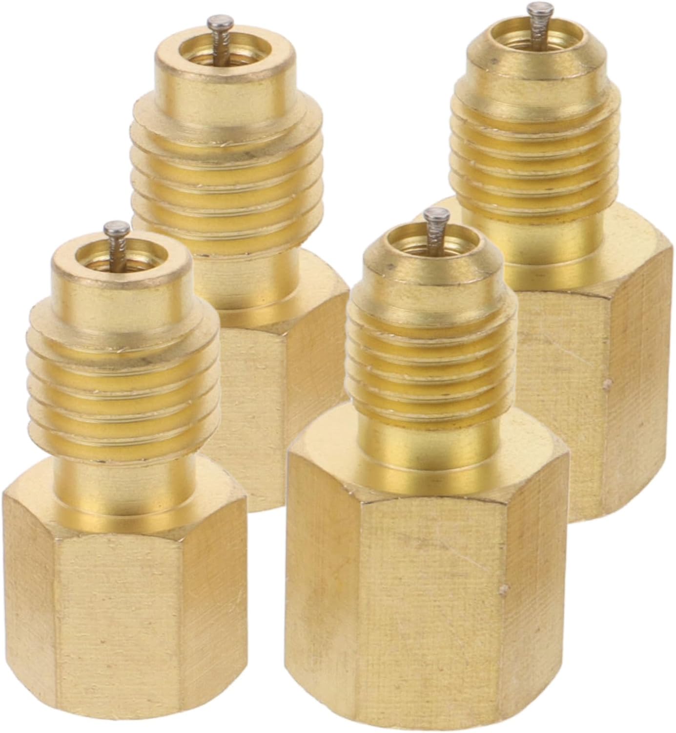 2 Pair Car Air Conditioning Adapters Refrigeration System Connector Adapter Plug