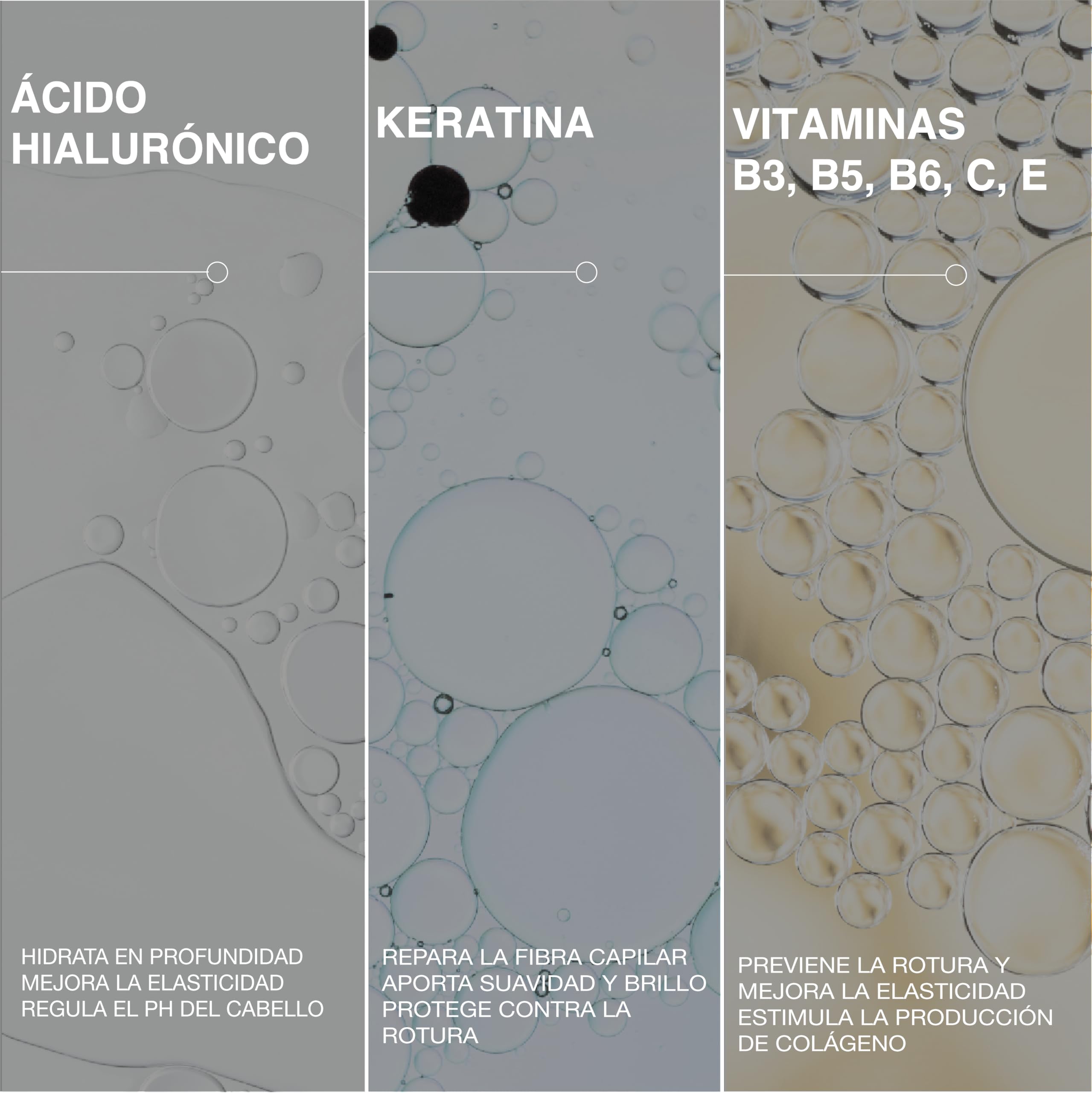 THECOSMETICREPUBLIC - Ampollas de Nutrición capilar SAF 100 PRO - 10 unidades (1 x 3ml)
