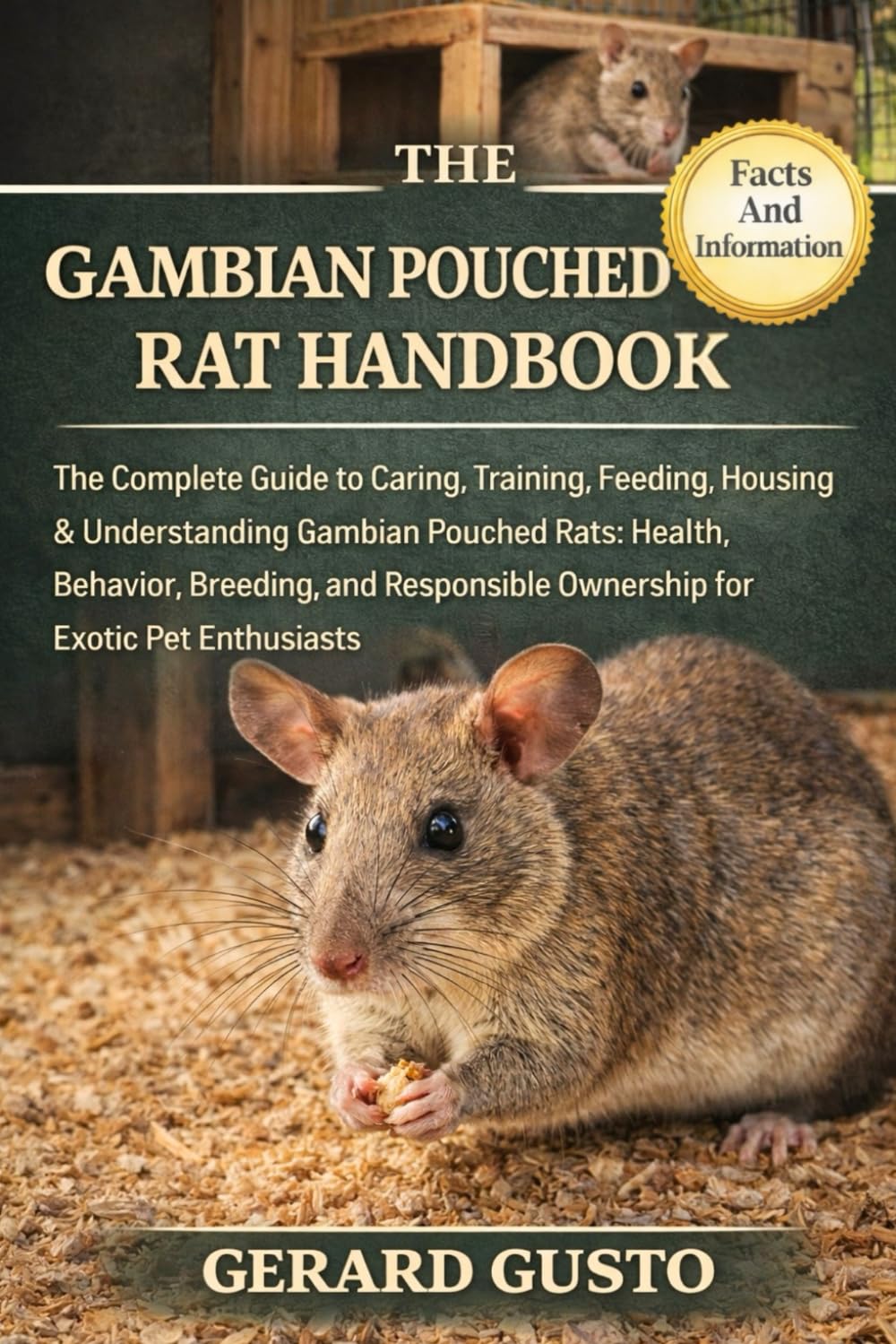THE GAMBIAN POUCHED RAT HANDBOOK: The Complete Guide to Caring, Training, Feeding, Housing & Understanding Gambian Pouched Rats: Health, Behavior, ... Ownership for Exotic Pet Enthusiasts