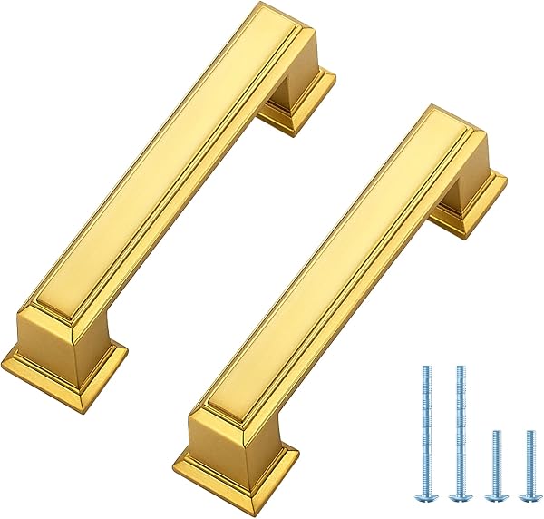 Square Drawer Pulls Cabinet Handles Drawer Pulls Kitchen Cabinet Hardware for Kitchen Cupboard Dresser Handle Solid Draw