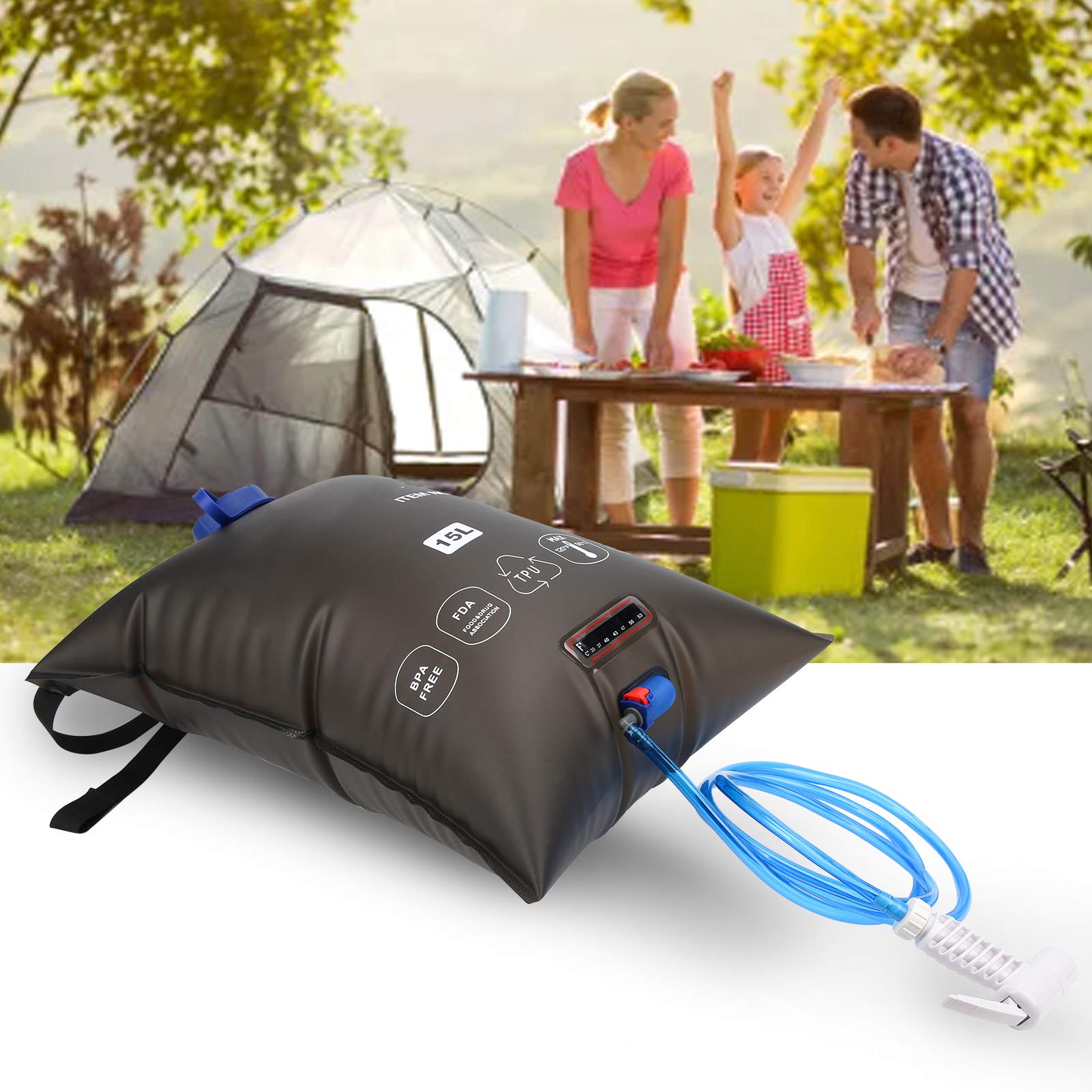 01 Duschbeutel, Duschbeutel mit Duschdse Campingduschen Tragbare Dusche  fr Camping 15L Duschbeutel fr Camping im Freien : Amazon.de: Sport & ...
