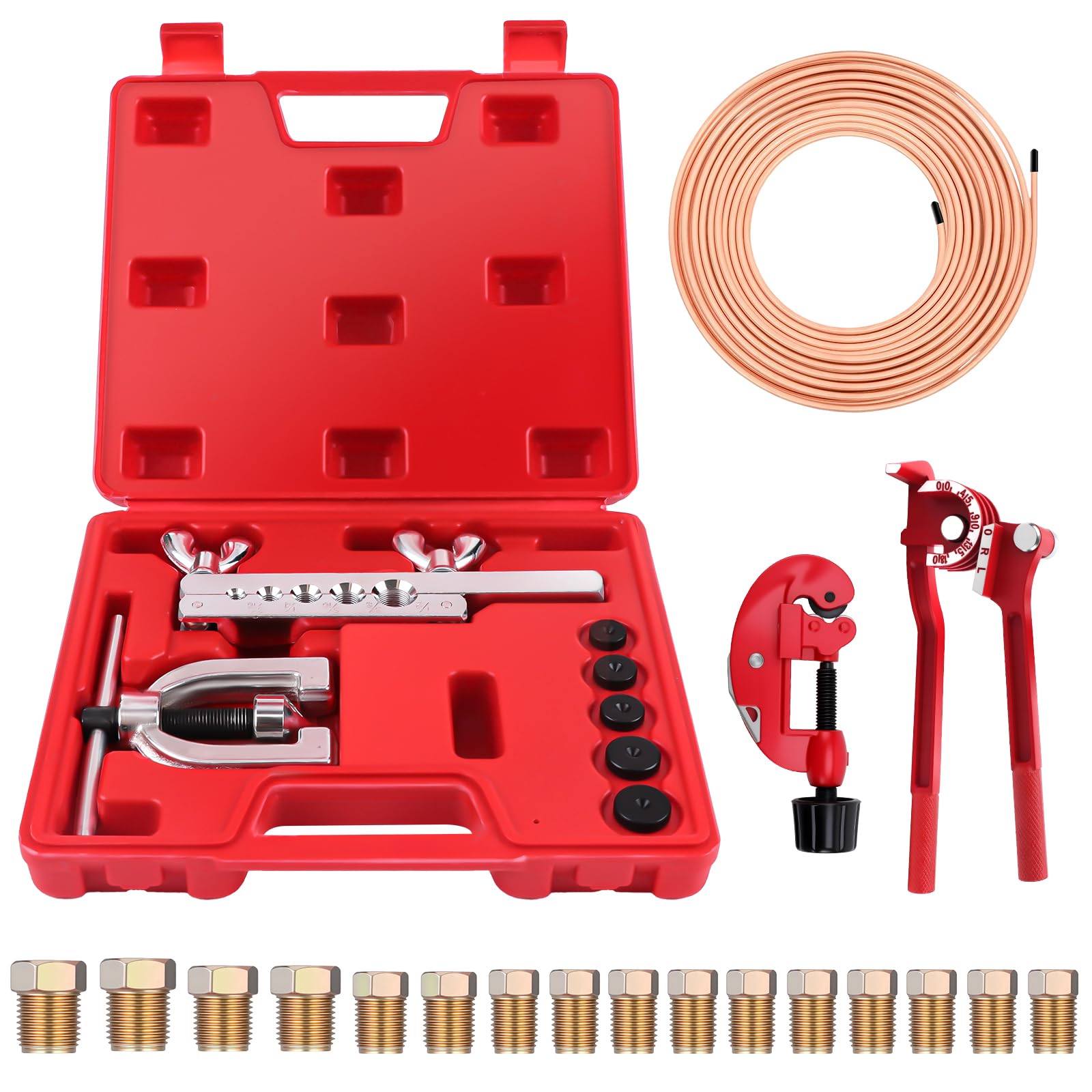 Kit di Torcitura per Tubo di Freno con 7,6 m Tubo Freno ø 4,75 MM