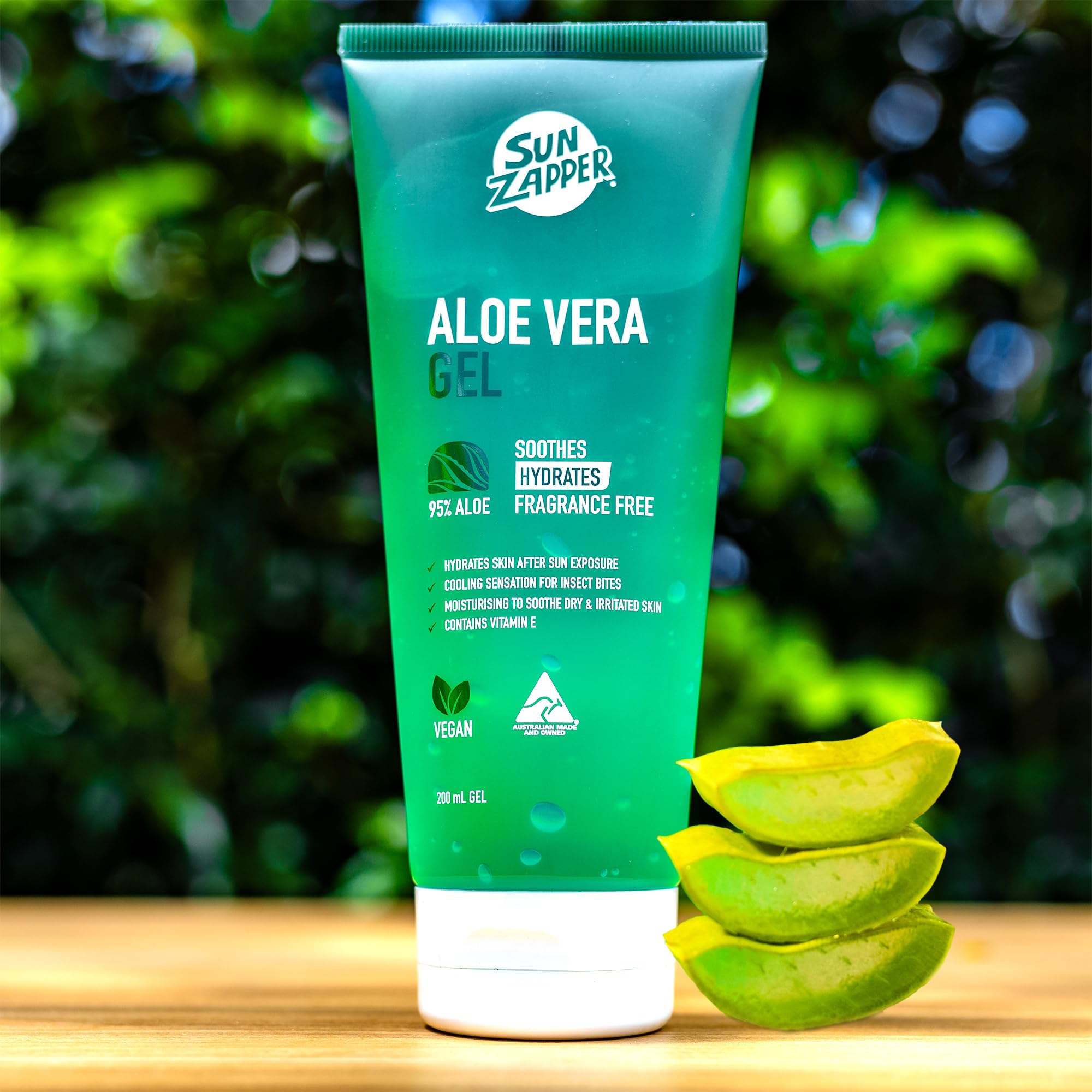 Amazon.com : Sun Zapper After Sun Aloe Vera Gel 200mL (6.7 oz