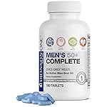 Bronson ONE Daily Mens 50+ Complete Multivitamin Multimineral, 180 Tablets